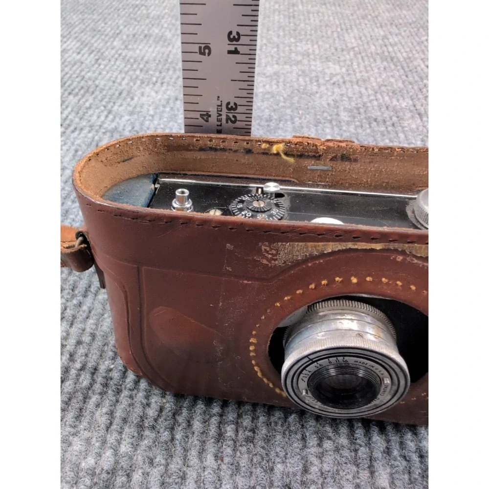 Vintage Argus Rangefinder 35mm Film Camera 55mm f/3.5 Cintar Lens USA As-Is